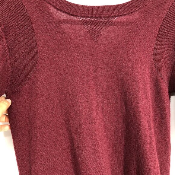 Lululemon Wine Berry Sunset Savasana Pullover cross open back sweater - Picture 8 of 16